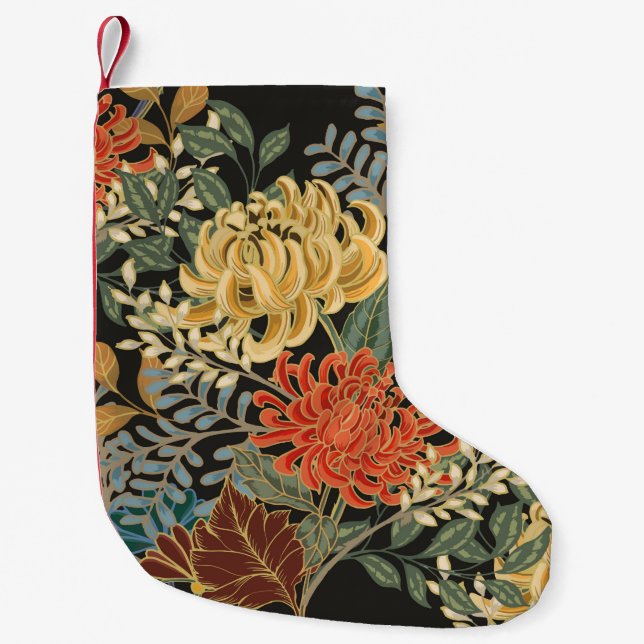 Abstract elegance seamless pattern with floral bac liten julstrumpa (Framsidan)
