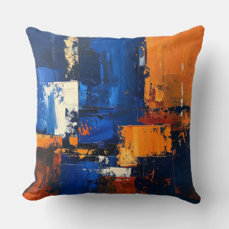 Abstract Expressionist Pillow Cover Design Kudde