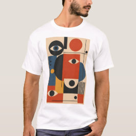 Abstract Eyes – Geometric Art T-Shirt