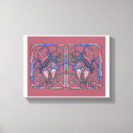 Abstract Flame Weaver Canvas