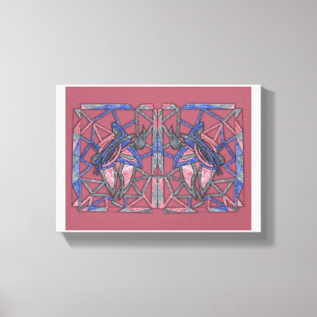 Abstract Flame Weaver Canvas (Framsida)