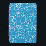 Abstract Floral Matrix (Blue) Fine Art iPad Mini Skydd<br><div class="desc">Abstract Floral Matrix (Blue) Fine Art (Public Domain)</div>