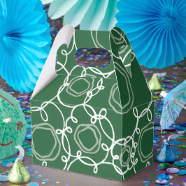 Abstract Floral Matrix (Dark Green) Fine Art Presentaskar