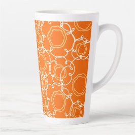 Abstract Floral Matrix (Orange) Fine Art