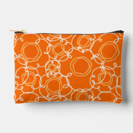 Abstract Floral Matrix (Orange) Fine Art