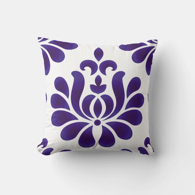 Abstract flower decorative ornament background dam kudde (Framsida)