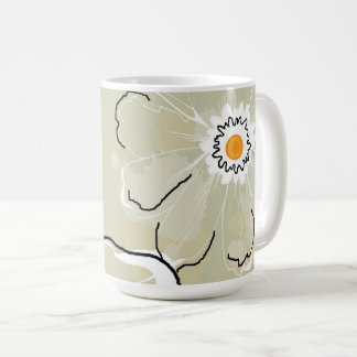 Abstract Flowers Coffee/Hot Chocolate Mug Kaffemugg