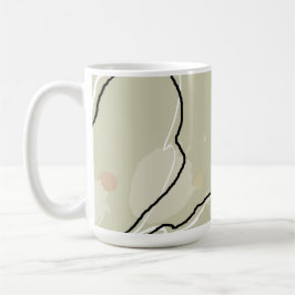 Abstract Flowers Coffee/Hot Chocolate Mug Kaffemugg