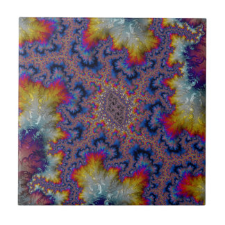Abstract fractal patterns and shapes. Fractal Art Kakelplatta