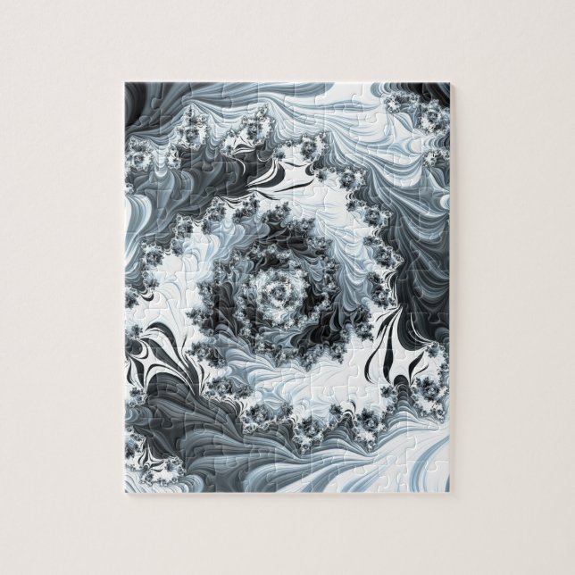 Abstract fractal patterns and shapes. Fractal Art Pussel (Vertikal)