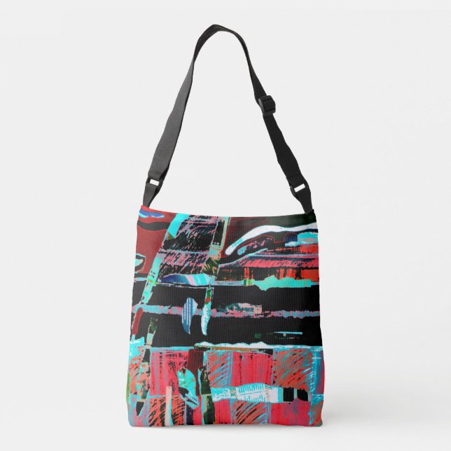 Abstract Freedom – Artistic Tote Bag Axelväska (Baksida)