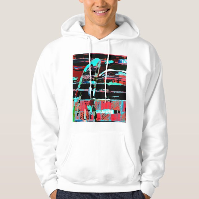 Abstract Freedom – Custom Adult Pullover Hoodie (Framsida)