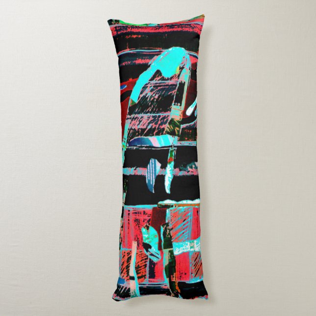 Abstract Freedom – Custom Brushed Polyester Body P Kroppskudde (Baksidan (Vertikal))