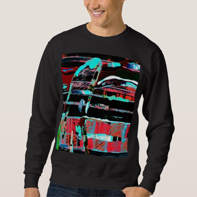 Abstract Freedom – Custom Men’s Basic Sweatshirt (Framsida)
