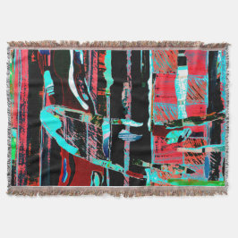 Abstract Freedom – Custom Throw Blanket Filt