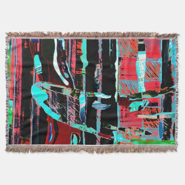 Abstract Freedom – Custom Throw Blanket Filt (Framsidan)