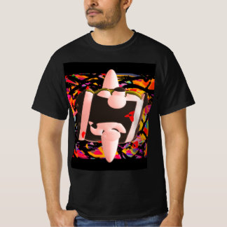 Abstract futuristic design modern t shirt
