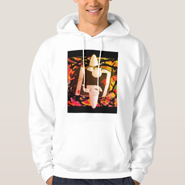 Abstract futuristic design modern T-Shirt Hoodie (Framsida)