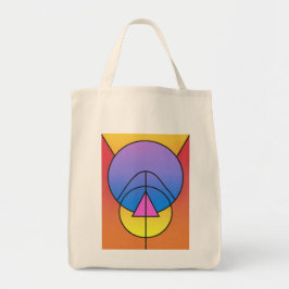 Abstract Geometric Circles Line Colorful Tygkasse