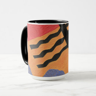 Abstract Geometric Collage Mugg