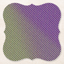 Abstract Geometric Gradient Checker Pattern 1278 Underlägg Papper