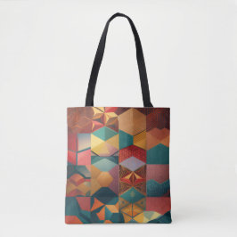 Abstract Geometric Hexagon Pattern Tygkasse