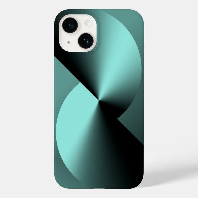 Abstract Geometric iPhone 14 Case (Baksida)
