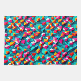 Abstract geometric pattern design 14-Kitchen Towel Kökshandduk