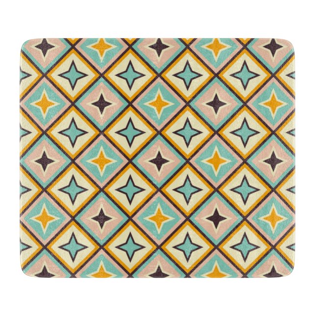 Abstract geometric pattern with diamond shapes (Framsidan)