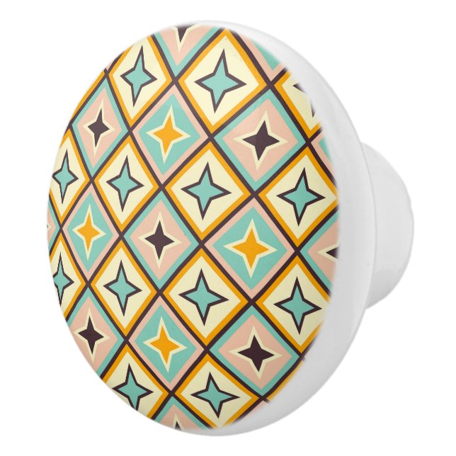 Abstract geometric pattern with diamond shapes knopp (Höger)