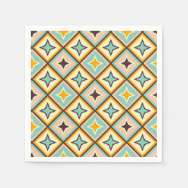 Abstract geometric pattern with diamond shapes pappersservett