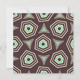 Abstract geometric pattern with layered pentagons  tack kort