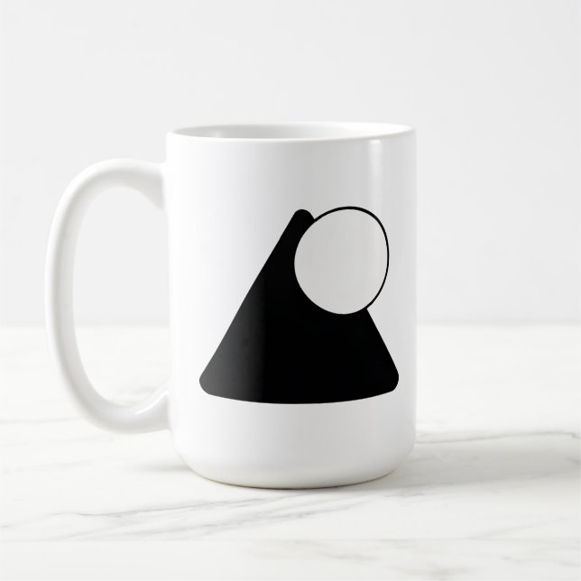 Abstract Geometric Shapes Kaffemugg (Vänster)