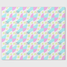 Abstract geometric shapes pastel add name photo ba presentpapper