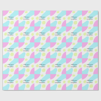 Abstract geometric shapes pastel add name photo ba presentpapper