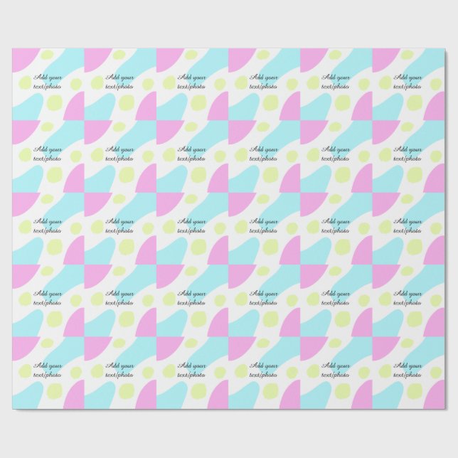 Abstract geometric shapes pastel add name photo ba presentpapper (Platt)