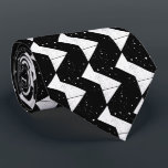 Abstract Geometric Starry Night Mens Neck Tie Slips<br><div class="desc">Make a memorable impression with the 'Abstract Geometric Starry Night Mens Neck Tie.' This versatile accessory blends sharp geometric forms with a cosmic allure on a classic black and white palette. From executive meetings to special celebrations, this tie adds an unparalleled touch of uniqueness and modern elegance. A must-have for...</div>