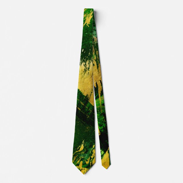 Abstract Green and Gold Metal Textures Slips (Framsida)