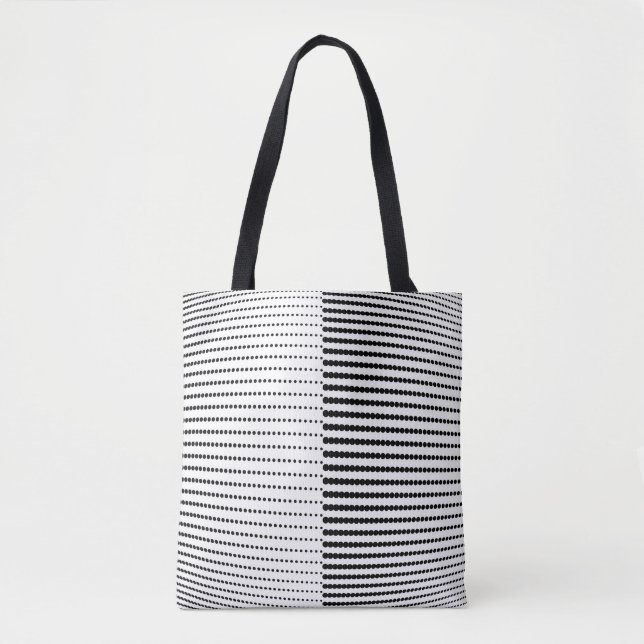 Abstract halftone pattern. Vintage halftone dots b Tygkasse (Framsida)