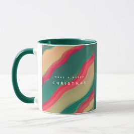 Abstract Hand Painted Pattern Mugg