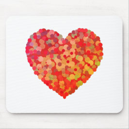 Abstract Heart Confetti Art Musmatta
