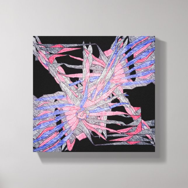 Abstract Hidden Harmony Canvastryck (Framsida)