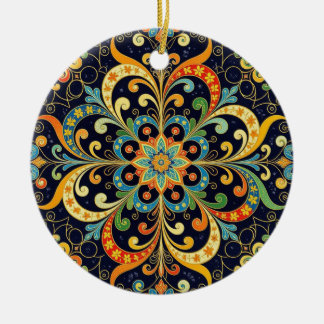 Abstract Julgransprydnad Keramik