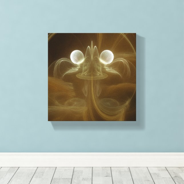 Abstract Light Energy Canvas Art (Insitu (trägolv))