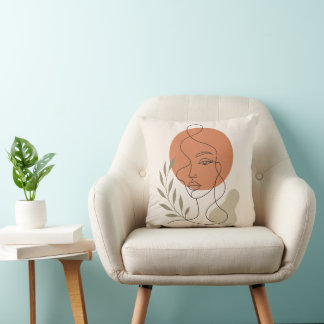 Abstract Line Art Pillow Kudde