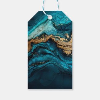 Abstract marine  presentetikett