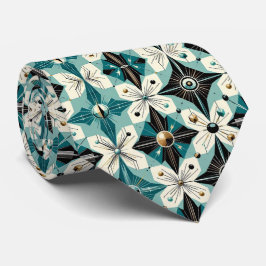 Abstract Mid Century Modern Starburst DIamond Slips