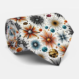 Abstract Mid Century Modern Starburst Diamond Slips