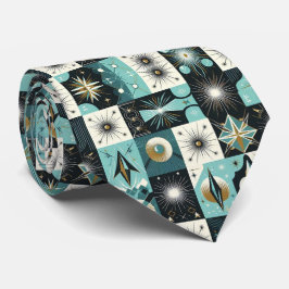 Abstract Mid Century Modern Starburst DIamond Slips