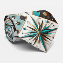 Abstract Mid Century Modern Starburst DIamond Slips